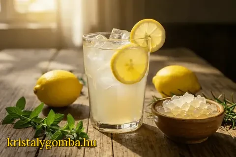 Tibeti kefírgomba és friss házi kefir egy napfényes konyhában